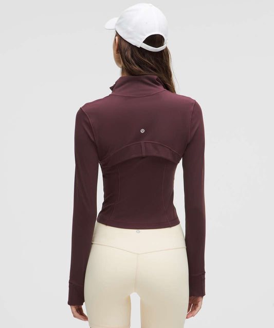 LULULEMON Define Cropped Jacket Nulu Goodnight Plum — LULULEMON | Authentic India
