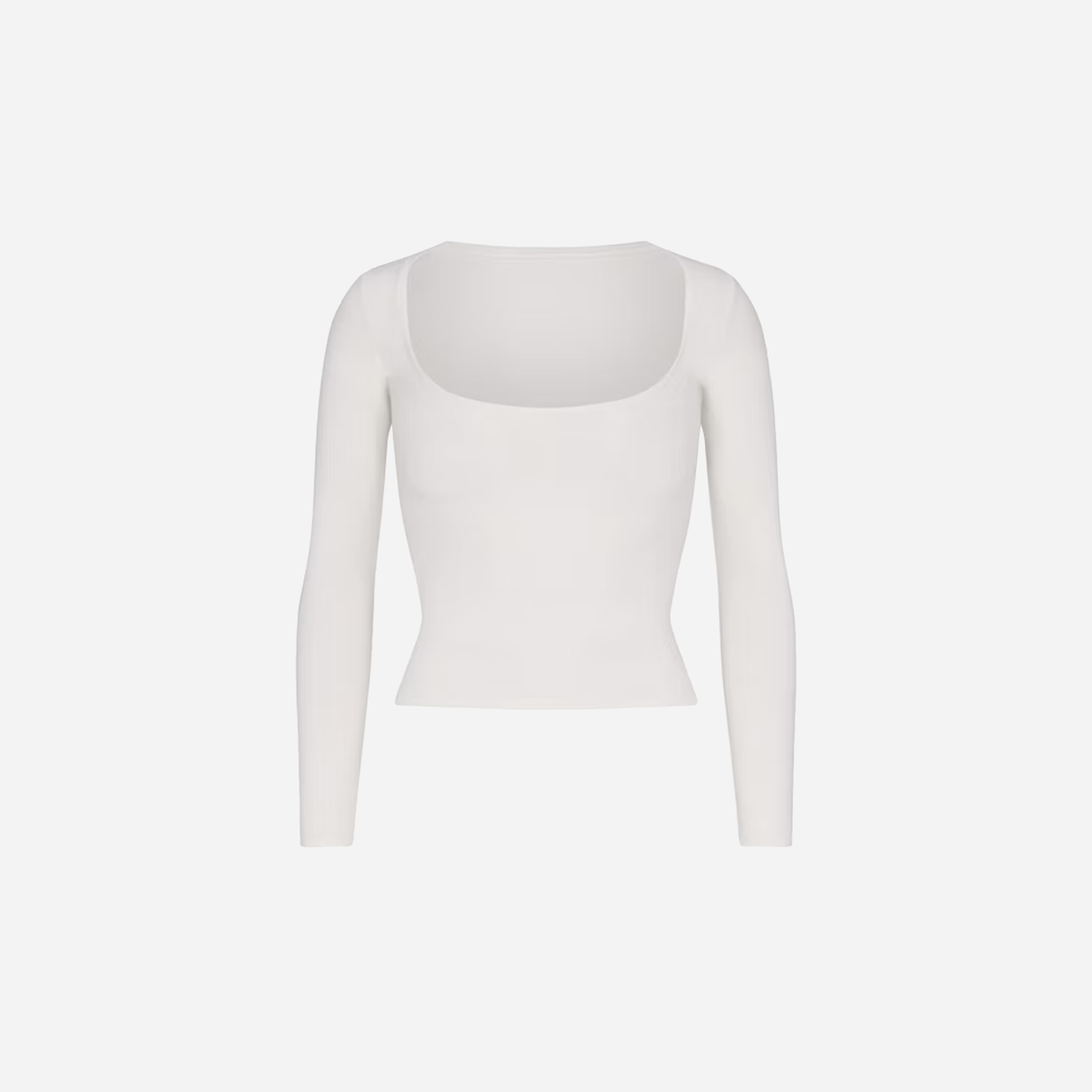Skims Scoop Neck Long Sleeve Top Cotton Jersey - AESTUS SUPPLY