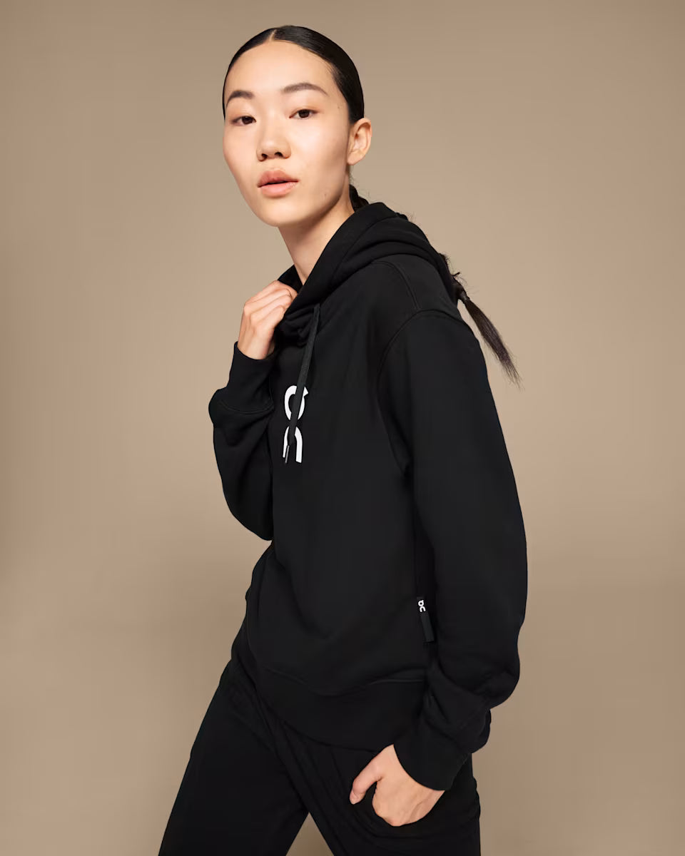 ON Club Hoodie Black — ON CLOTHING | Authentic India