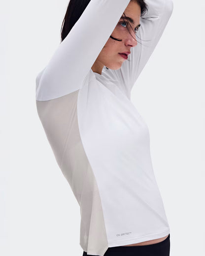 ON Performance Long-T White | Silver