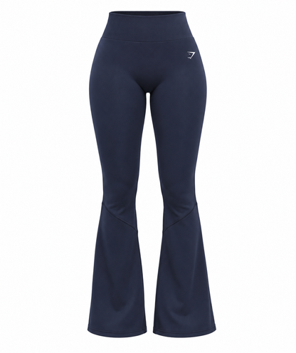 Everyday Seamless Flared Leggings Heavy Blue