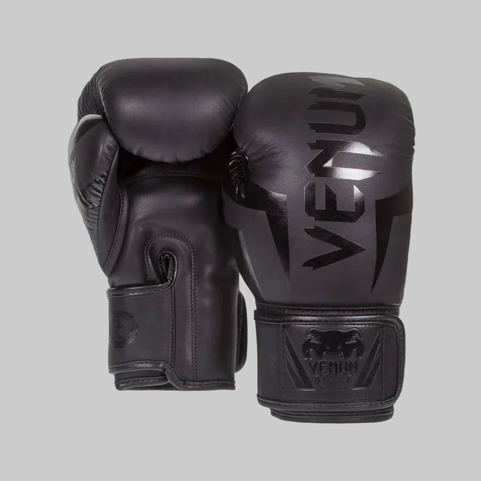 Venum Elite Boxing Gloves-Black — VENUM | Authentic India