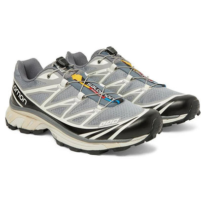 Salomon Men's XT-6 Sneakers with Elastic Band, Grey