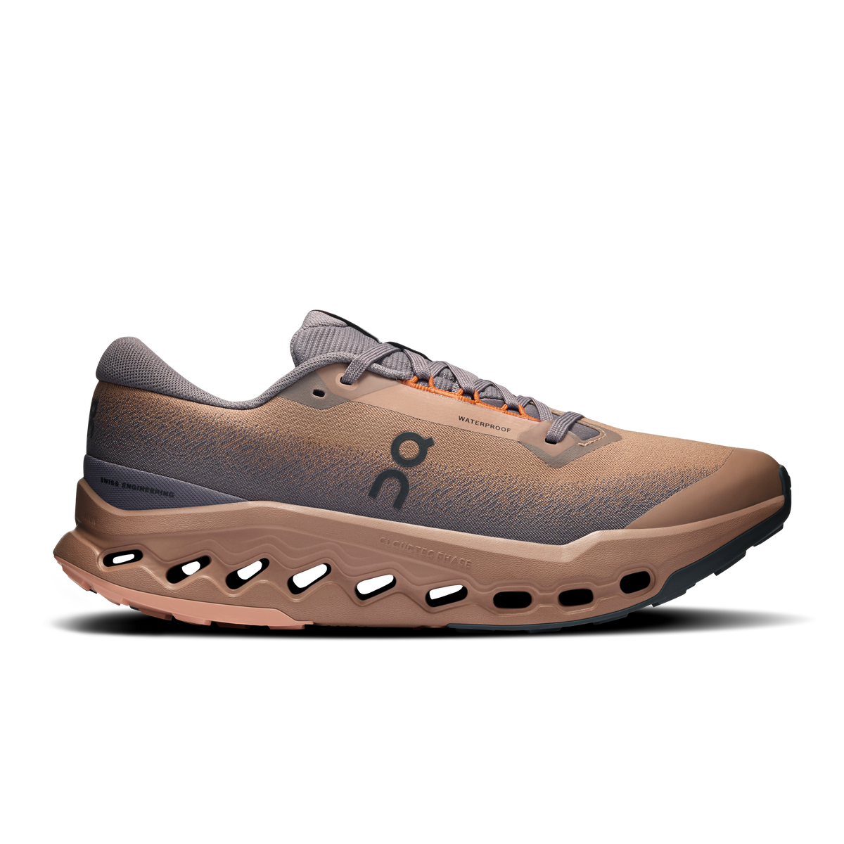 On Running Men's Cloudsurfer Trail 2 Waterproof Portobello | Pebble