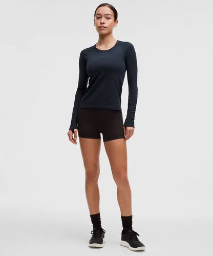 LULULEMON Swiftly Tech Long-Sleeve Shirt 2.0 Navy — LULULEMON | Authentic India