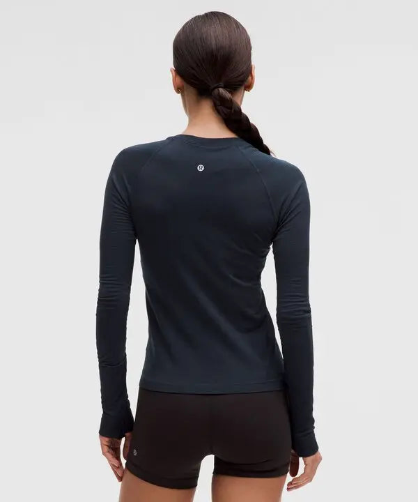 LULULEMON Swiftly Tech Long-Sleeve Shirt 2.0 Navy — LULULEMON | Authentic India