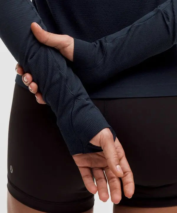 LULULEMON Swiftly Tech Long-Sleeve Shirt 2.0 Navy — LULULEMON | Authentic India