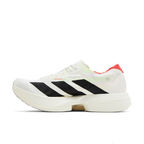 Adidas Adizero Adios Pro 4 White Black Red — ADIDAS | Authentic India