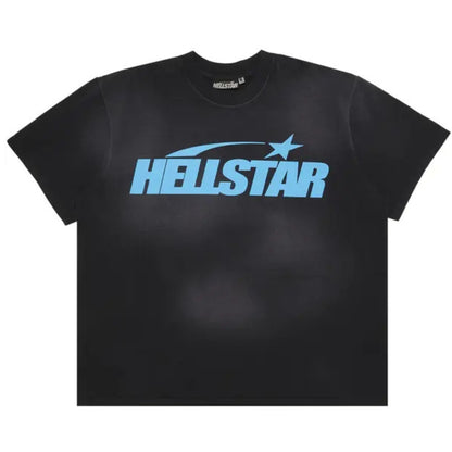 Hellstar Classic T-shirt Black/blue