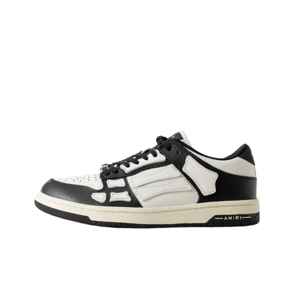 AMIRI Skel Top Low Black White