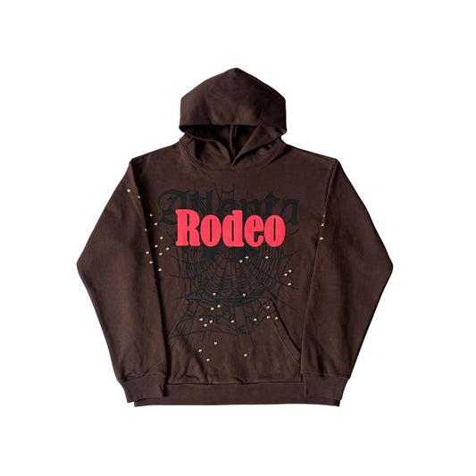 Sp5der Hoodie for Men Brown