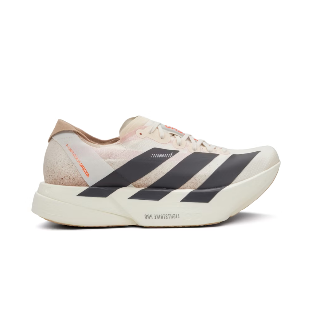 Adidas Adizero Adios Pro 4 Chalk White Grey Strata — ADIDAS | Authentic India