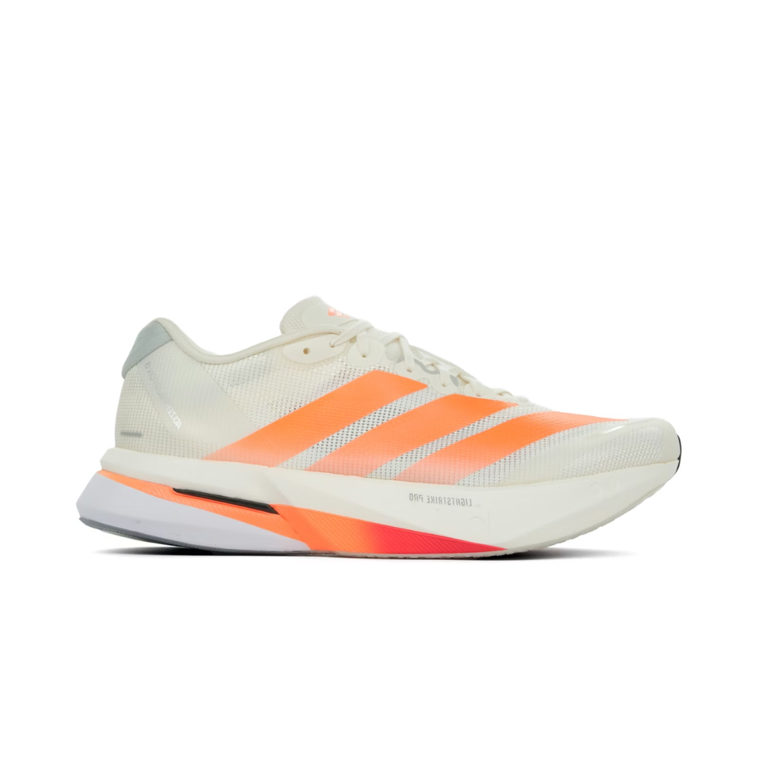 Adidas Adizero Boston 13 Off White Lucid Orange Grey — ADIDAS | Authentic India