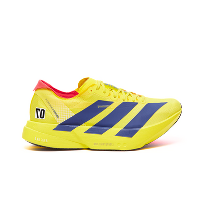 Adidas Adizero Adios Pro 4 Yellow Navy — ADIDAS | Authentic India