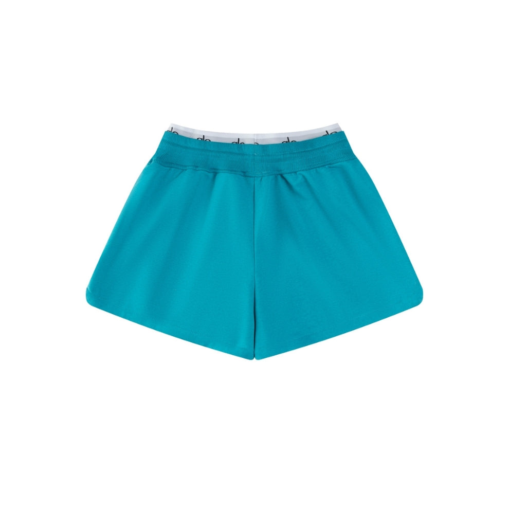 Alo High-Waist Performance Shorts – Teal Blue