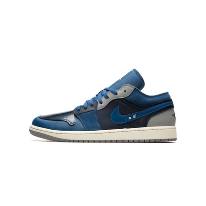 Jordan 1 Low SE Craft Obsidian French Blue Ashen Slate White
