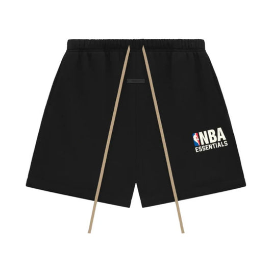 Fear Of God Essentials x NBA Black Shorts