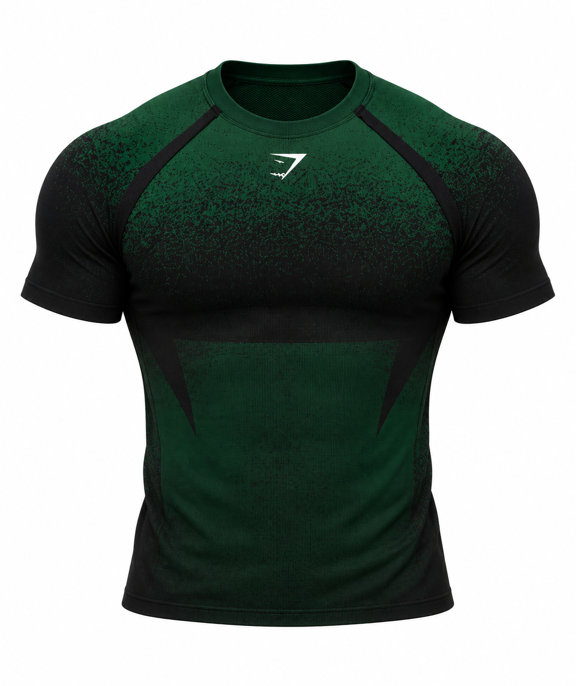 Shadow Seamless T Shirt Track Green