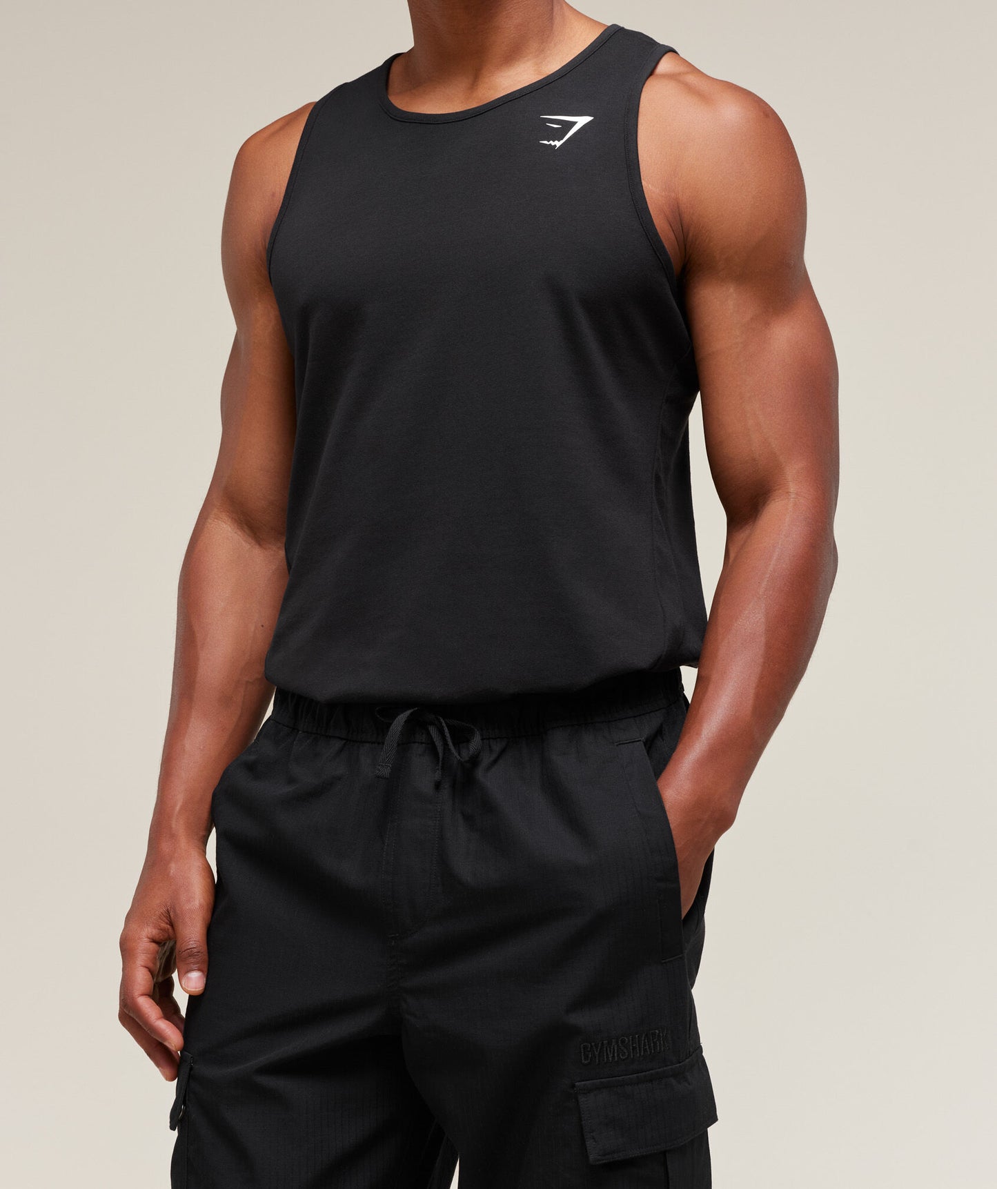 GYMSHARK Critical Tank Black