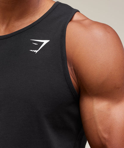 GYMSHARK Critical Tank Black