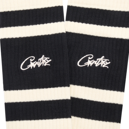 CORTEIZ RETRO SOCKS [CREAM]