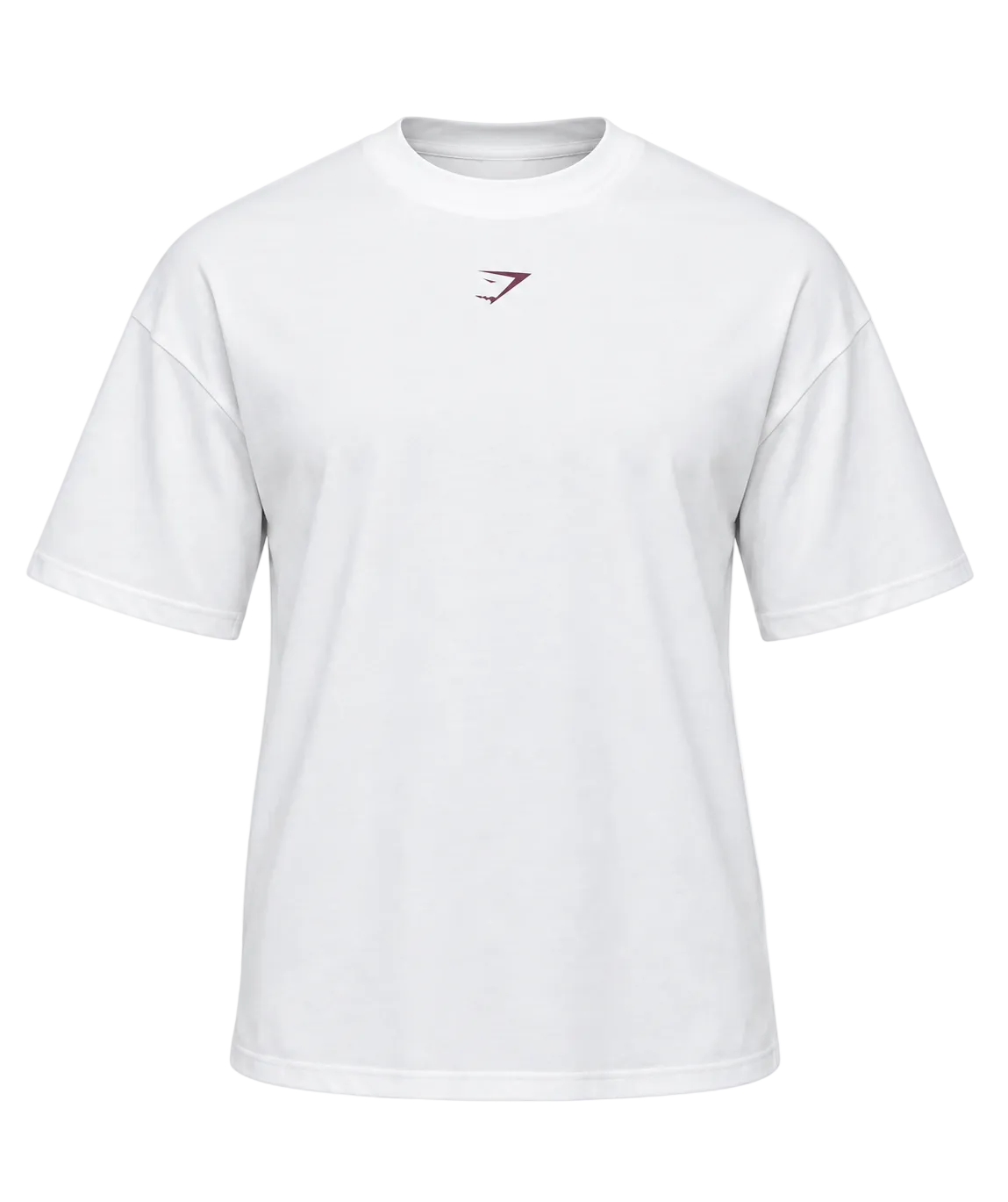 Power Oversized T-Shirt White/Strength Pink