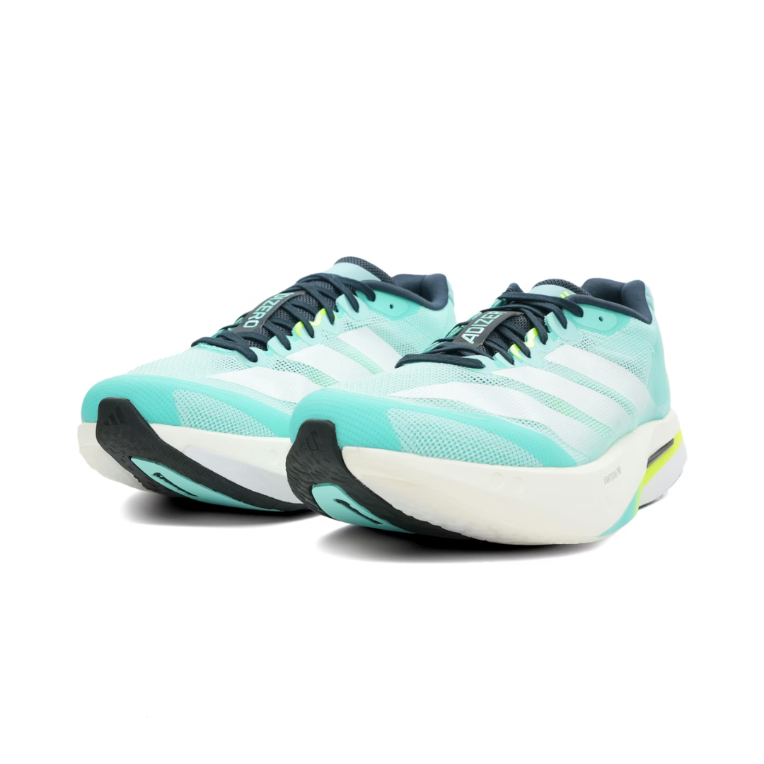 Adidas Adizero Boston 13 Flash Aqua White Lucid Lemon — ADIDAS | Authentic India