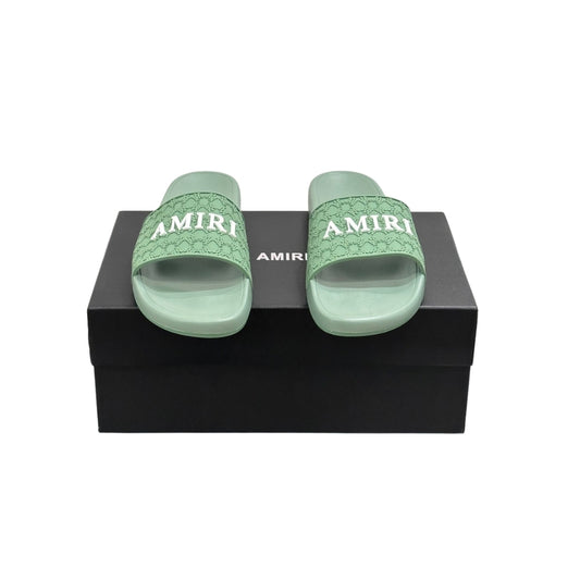 Amiri Men's Slippers Green/White