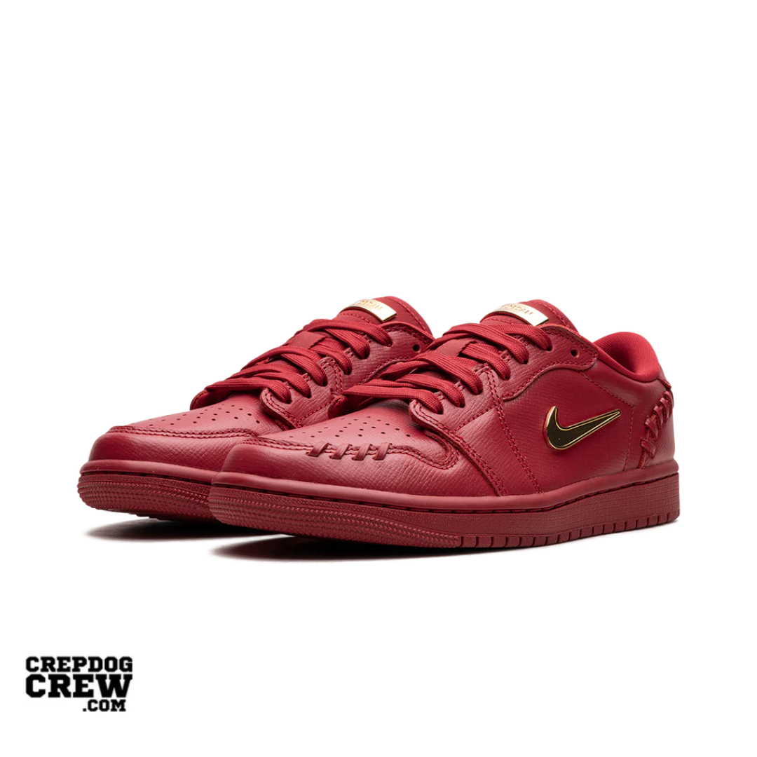 Jordan 1 Low Method of Make Gym Red Metallic Gold (W)
