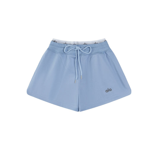 Alo High-Waist Performance Shorts – Blue