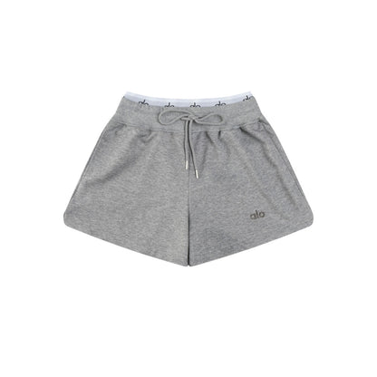 Alo High-Waist Performance Shorts – Grey