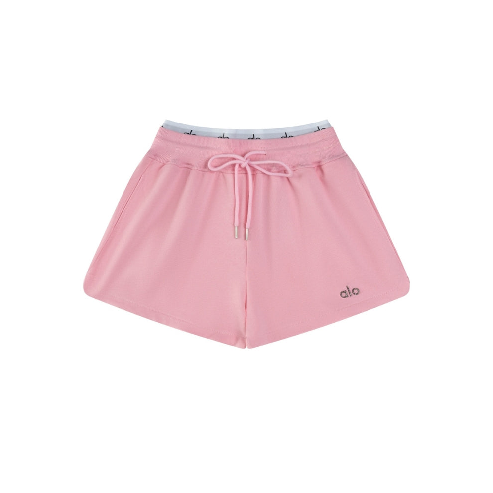 Alo High-Waist Performance Shorts – Pink