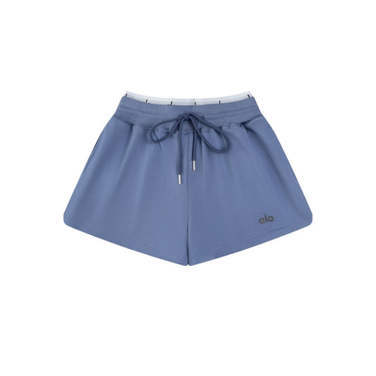 Alo High-Waist Performance Shorts – Blue