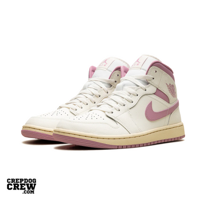 Jordan 1 Mid Sail Pink Coconut Milk (W)