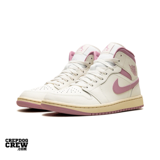 Jordan 1 Mid Sail Pink Coconut Milk (W)