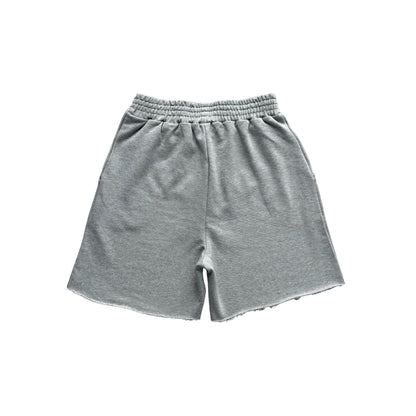Sp5der OG Web Logo Sweat Short Heather Grey