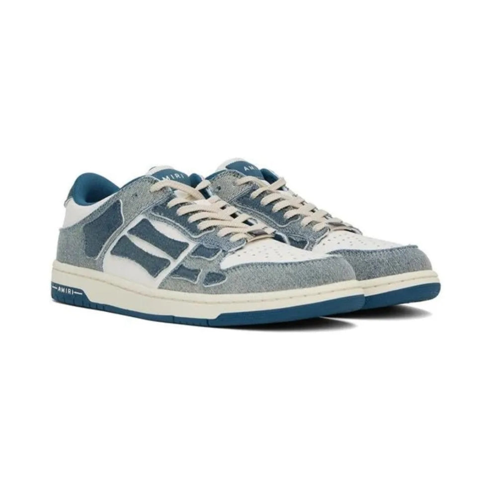 Amiri Skel Denim Low Top Sneakers