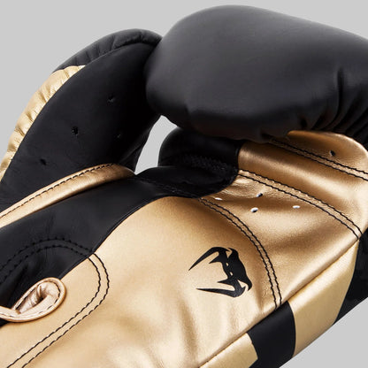 Venum Elite Boxing Gloves-Black/Gold — VENUM | Authentic India