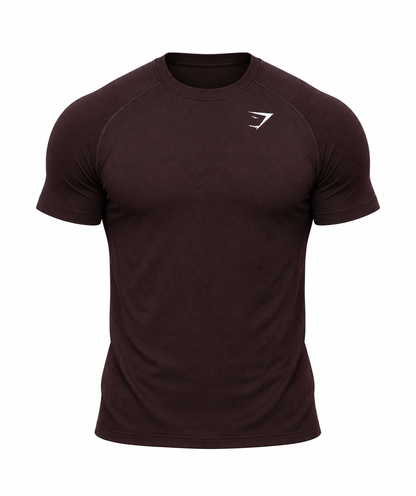 Vital Seamless T-Shirt Black/Cherry Purple