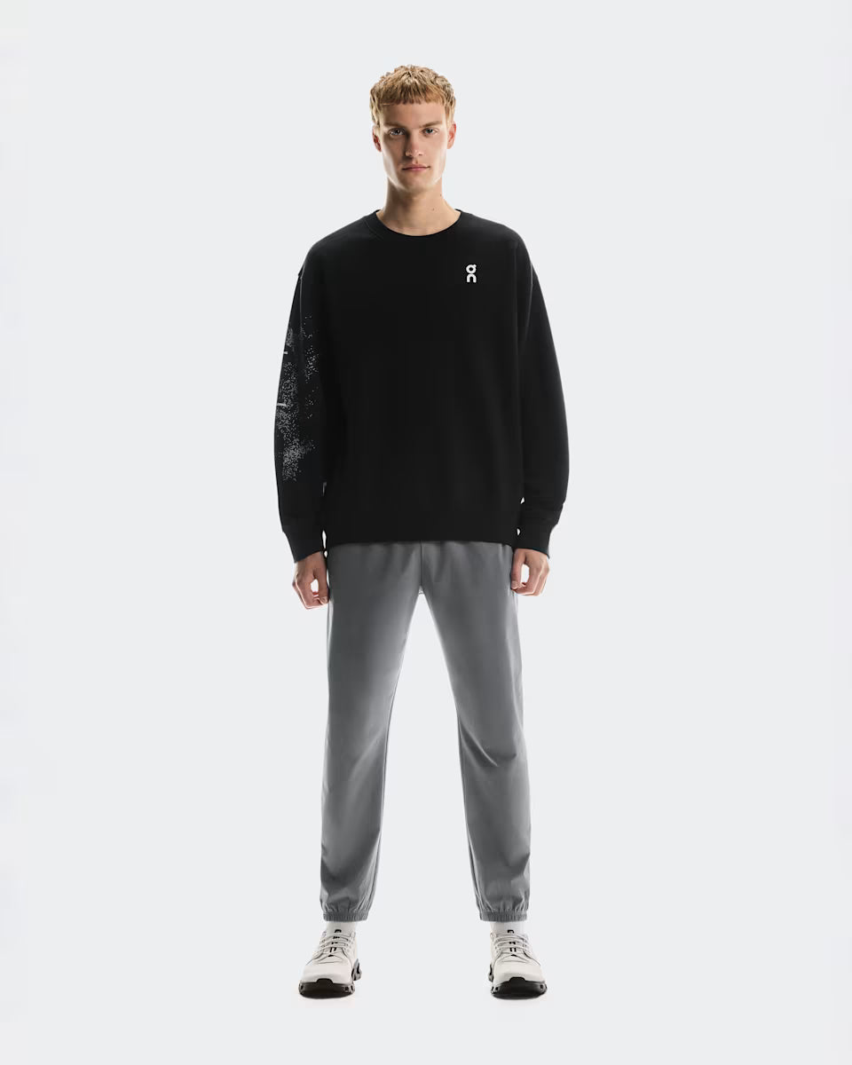 ON Club Crew Graphic Black — ON CLOTHING | Authentic India
