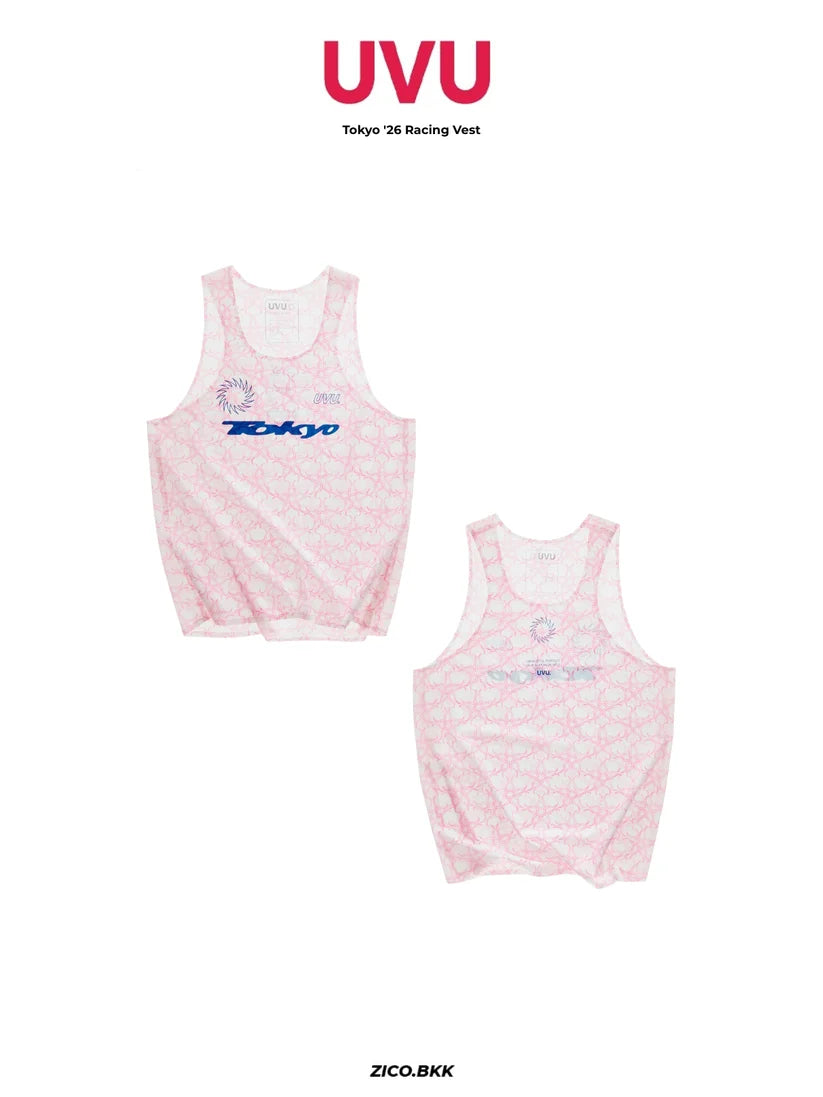 UVU Tokyo '26 Racing Vest : White/Pink