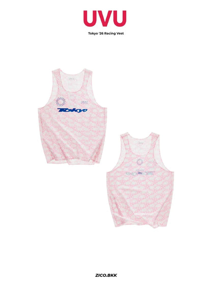UVU Tokyo '26 Racing Vest : White/Pink