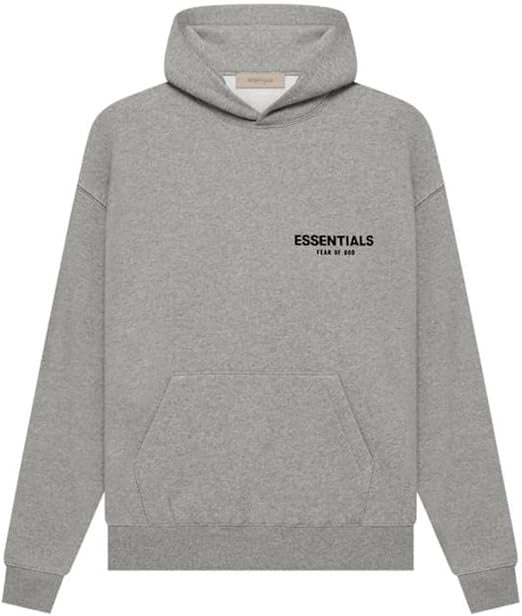 Essentials Fear Of God Dark Oatmeal Large Hoodie