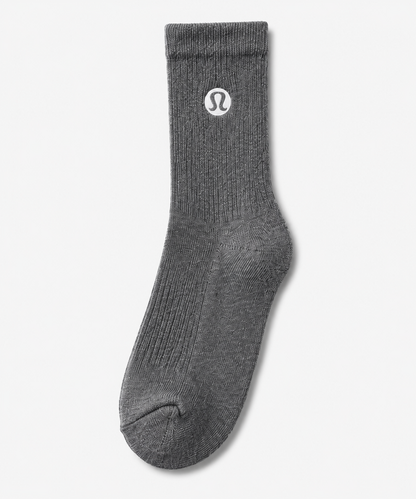 LULULEMON Crew Socks 3-Pack Grey