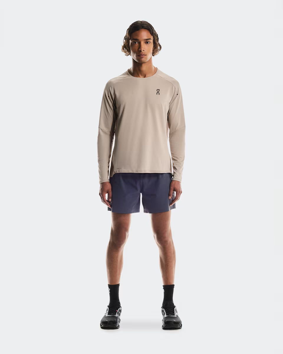 ON Performance Long-T Desert | Cinder — ON CLOTHING | Authentic India