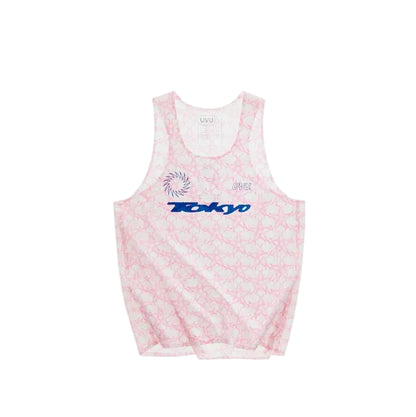 UVU Tokyo '26 Racing Vest : White/Pink