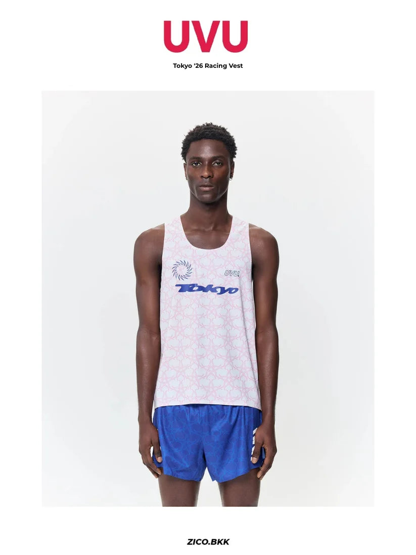 UVU Tokyo '26 Racing Vest : White/Pink