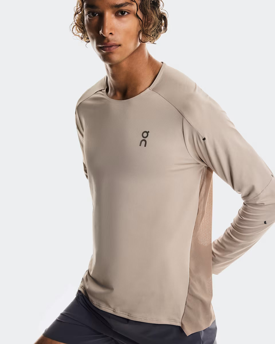 ON Performance Long-T Desert | Cinder — ON CLOTHING | Authentic India