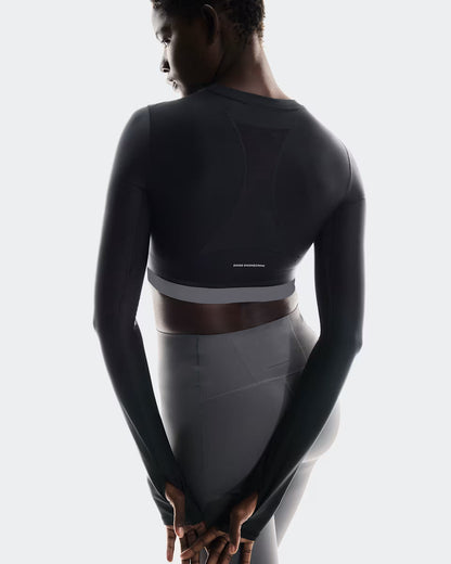 ON Train Long Sleeve Crop Black