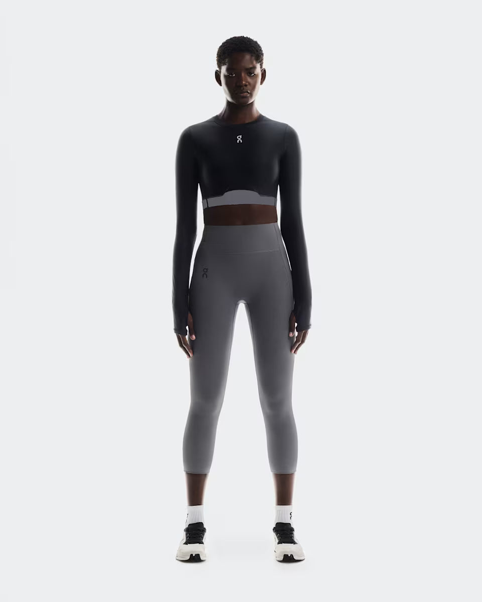 ON Train Long Sleeve Crop Black